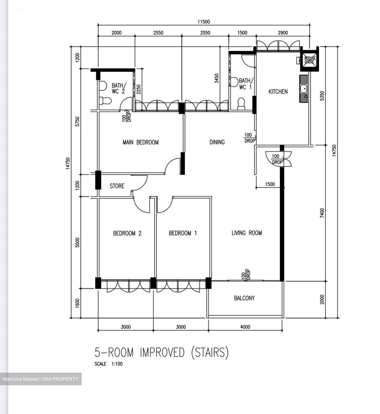 Blk 116 Hwi Yoh Ville (Serangoon), HDB 5 Rooms #554332891